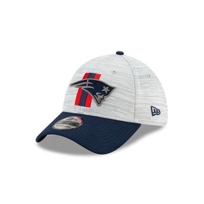 New England Patriots Gorra | New Era Official NFL Training 39thirty Stretch Fit Cap Mexico - Azules